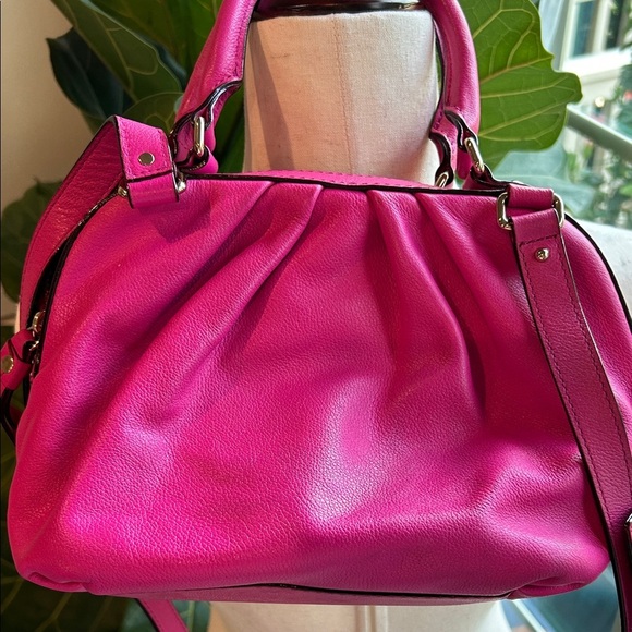 Leather Kate Spade Pink Five Points Kinsey Satchel Tote Bag - Picture 9 of 15